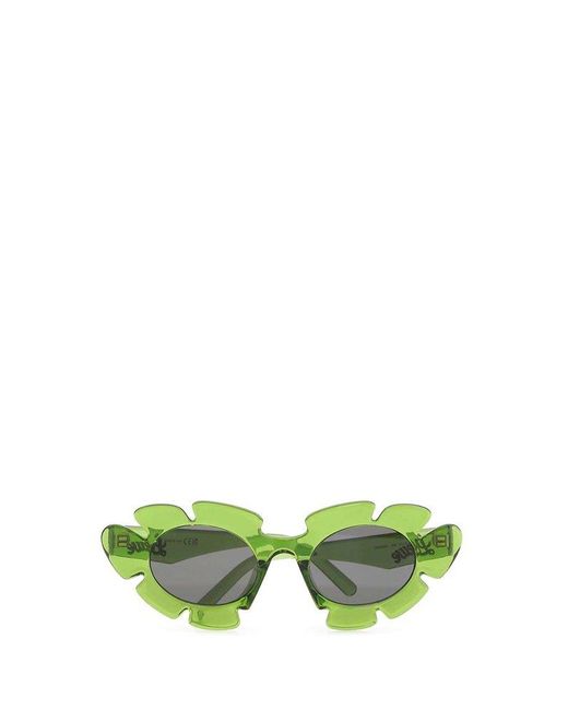 Loewe Flower Frame Sunglasses in Green Lyst