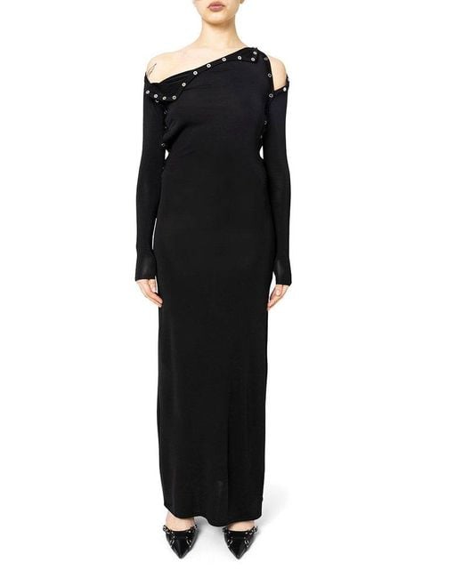 Y. Project Black Removable Sleeved Long Dress