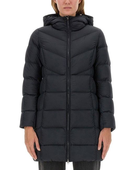 Colmar Black Puffer Jacket With Logo