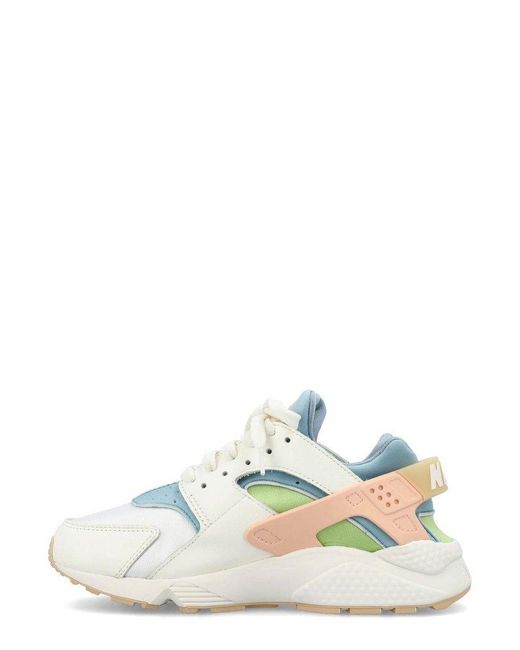 Nike Leather Air Huarache Color-block Lace Up Sneakers | Lyst Australia
