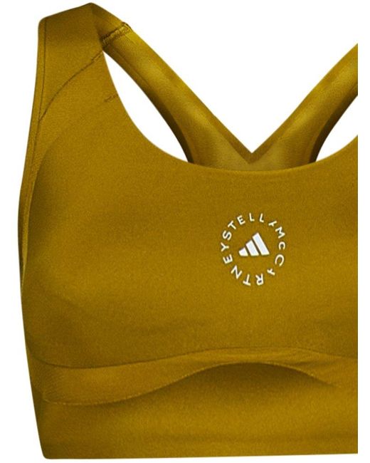 Adidas By Stella McCartney Yellow Truepurpose Power Impact Training Medium-support Bra