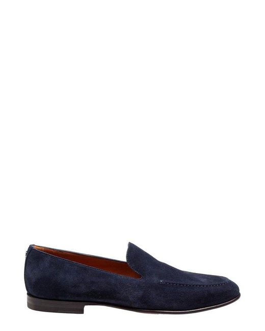 Dolce & Gabbana Blue Slip-On Loafers for men
