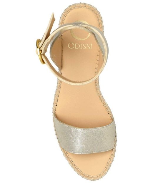 Odissi Metallic Elegant Platform Sandals