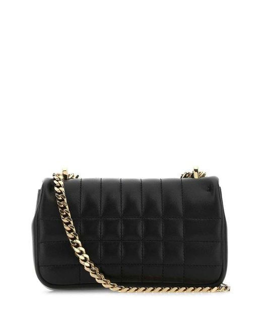 Burberry Black Quilted Leather Lola Mini Bag