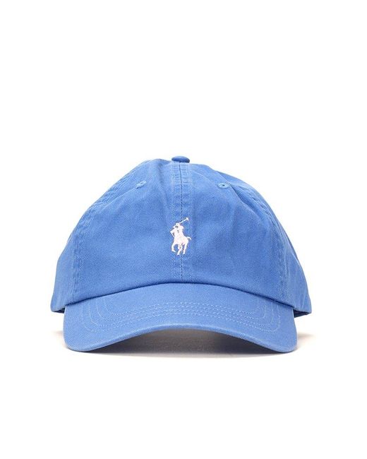 Polo Ralph Lauren Blue Pony Embroidered Baseball Cap for men