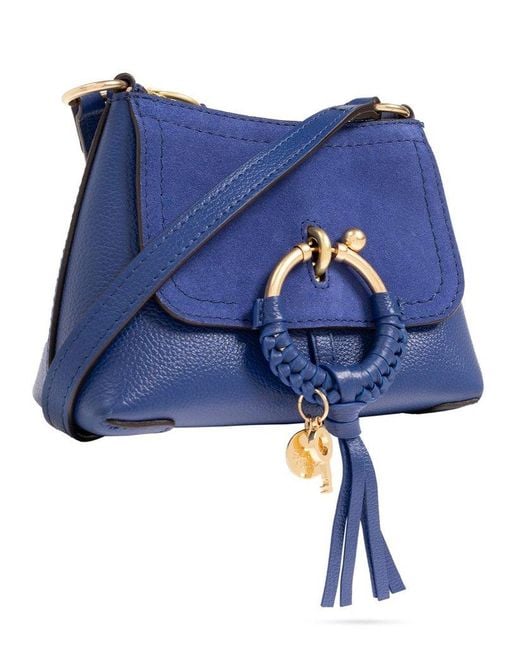 See By Chloé Blue Joan Zip-up Mini Top Handle Bag