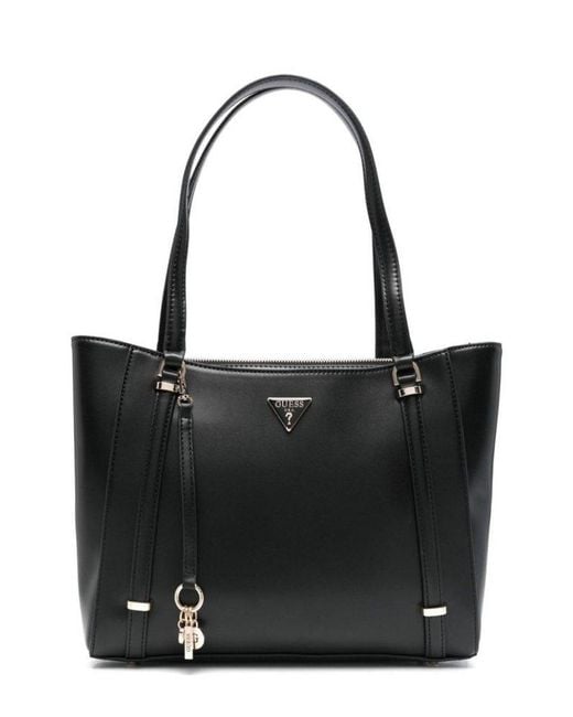 Guess Black Daryna Top Handle Tote Bag