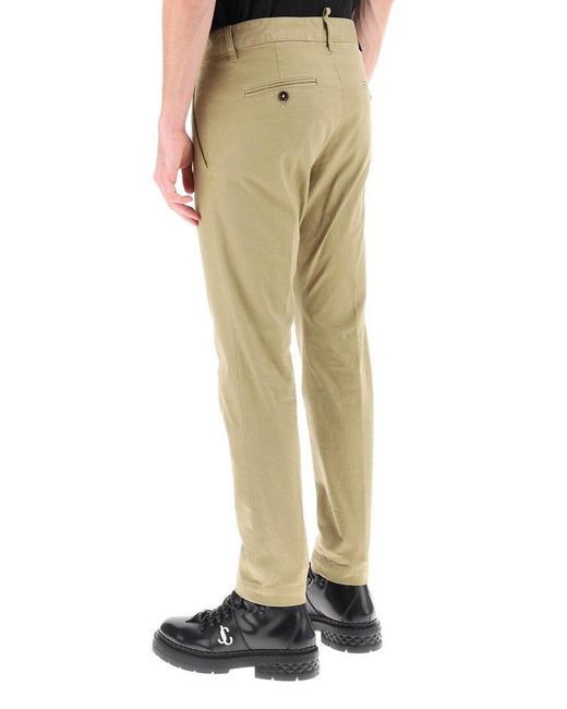 DSquared² Natural Cool Guy Pants In Stretch Cotton for men