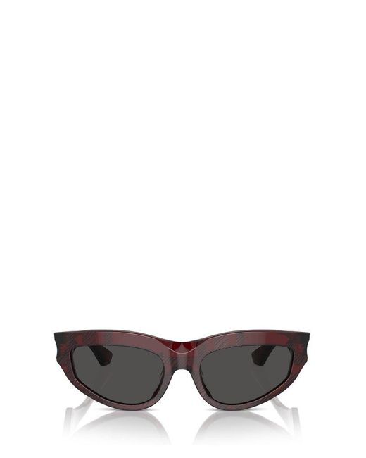 Burberry Gray Cat-eye Sunglasses