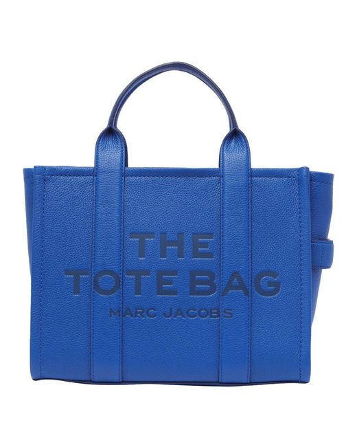 Marc Jacobs Blue 'Tote' Cobalt Leather Bag