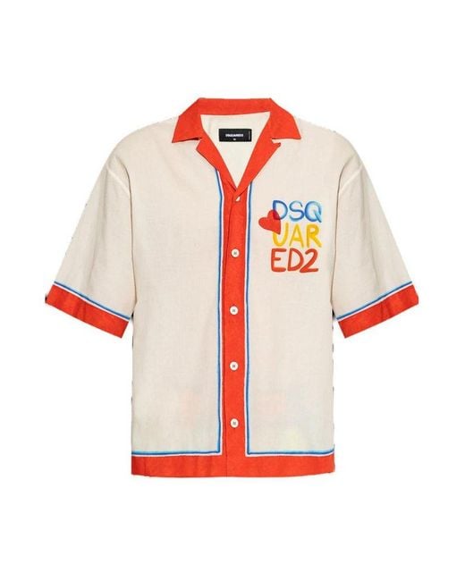 DSquared² Red Shirt Capsule `summer Lovers`, for men