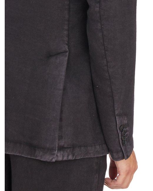 Barena Gray Single-Breasted Tailored Blazer for men