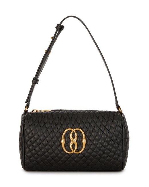 Bally Emblem Quilted Small Clutch Bag in Black Lyst