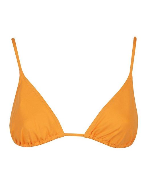 Eres Orange Bikini Top