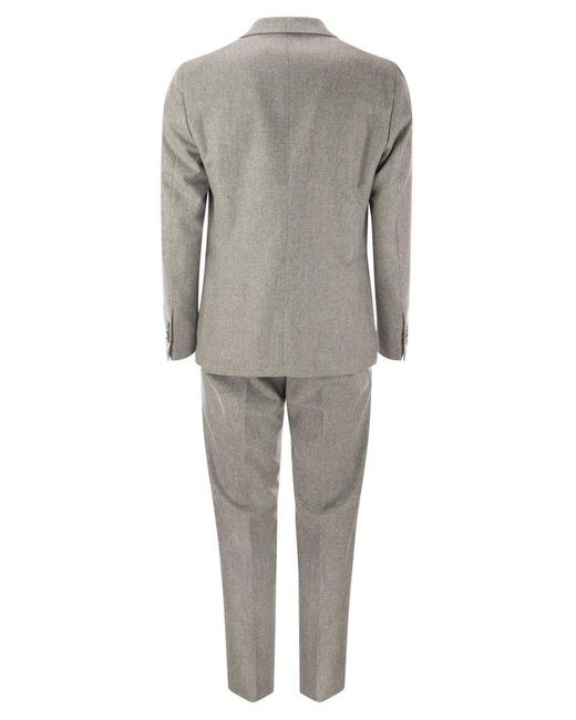 Tagliatore Gray Wool Suit for men