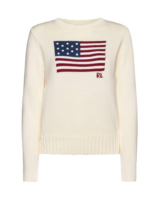 Polo Ralph Lauren Sweaters in White | Lyst