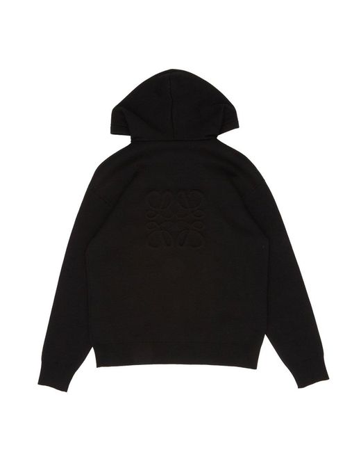 パーカー・フーディ LOEWE Small Anagram Hoodie in Black LOEWE Anagram Hoodie | Black | FARFETCH