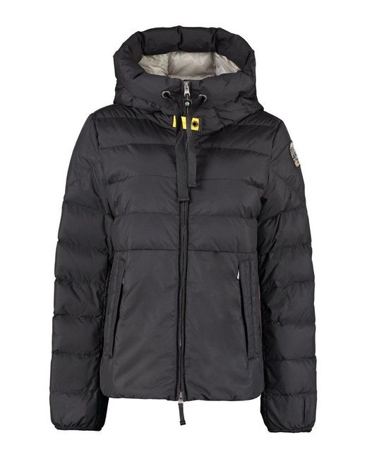 Parajumpers Nova Hooded Down Jacket in Black - Save 55% | Lyst