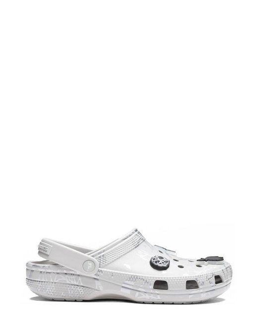 CROCSTM White X The Futura Laboratories Classic Clogs