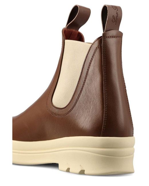 Loro Piana Brown Lakeside Ankle Boots