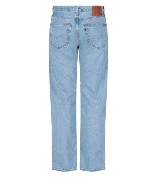 Levi's Blue Straight-leg Slim-cut Jeans for men