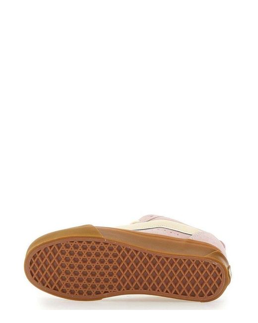 Vans Brown Lace-Up Sneakers