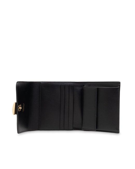 Ferragamo Black Leather Wallet From ,