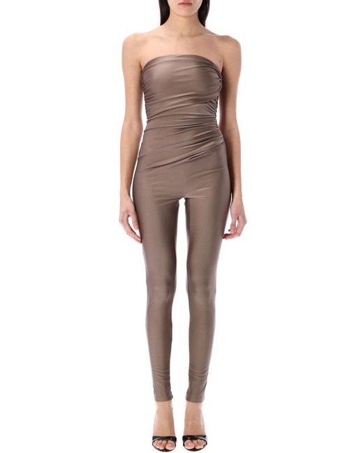 ANDAMANE Natural Vicky Strapless Romper