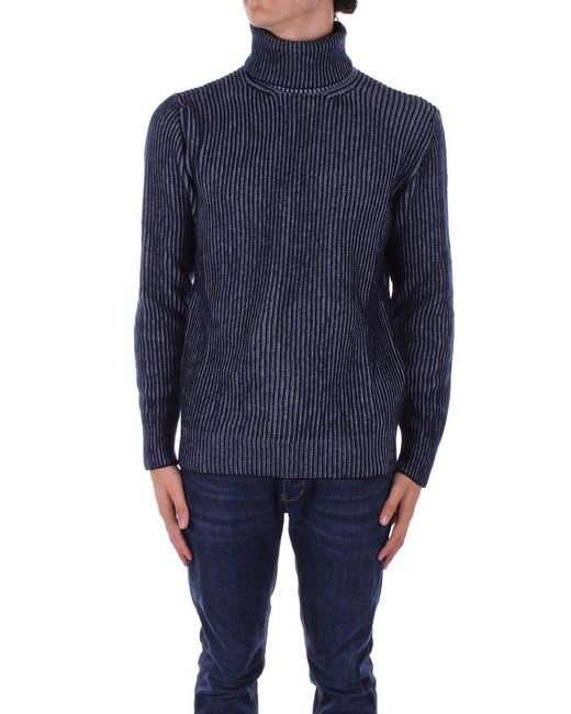 Tagliatore Blue Sweaters for men