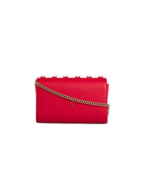 Christian Louboutin Paloma Fold-Over Clutch Bag