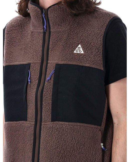 Nike Black Acg Arctic Wolf Vest for men