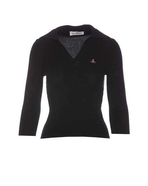 Vivienne Westwood - Woman - Black - POLO SHIRT