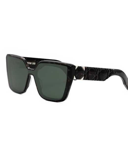 Dior Green Square Frame Sunglasses