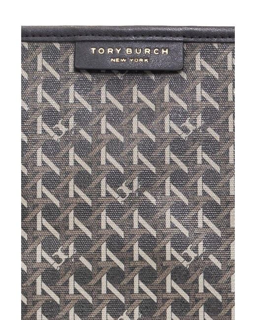 Tory Burch Black Zipped Tote Bag