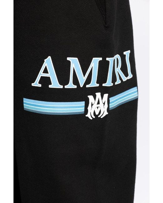 Amiri Black Sweatpants With Logo, for men