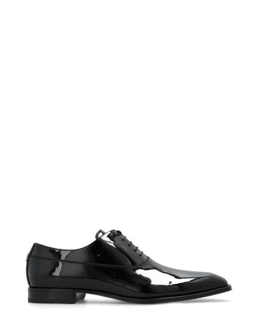 Jimmy Choo Black Foxley Oxford Shoes for men