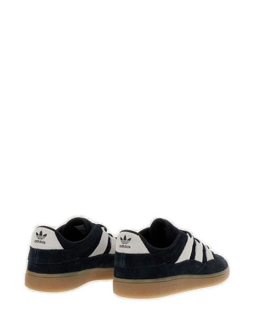 Adidas Originals Black Handball Spezial Lace-Up Sneakers for men