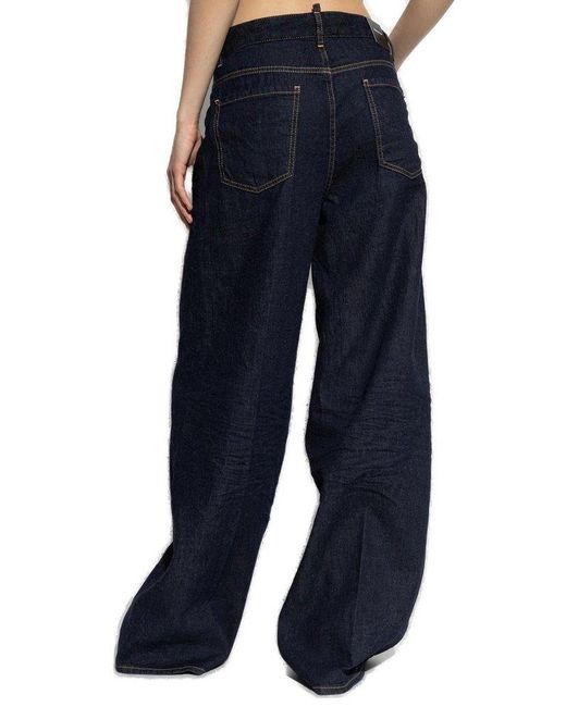 デニム・ジーパン DSQUARED2 Dsquared2 Summer Lovers Traveller Jeans Blu Dsquared2 Summer Lovers Traveller Jeans In Blue | ModeSens
