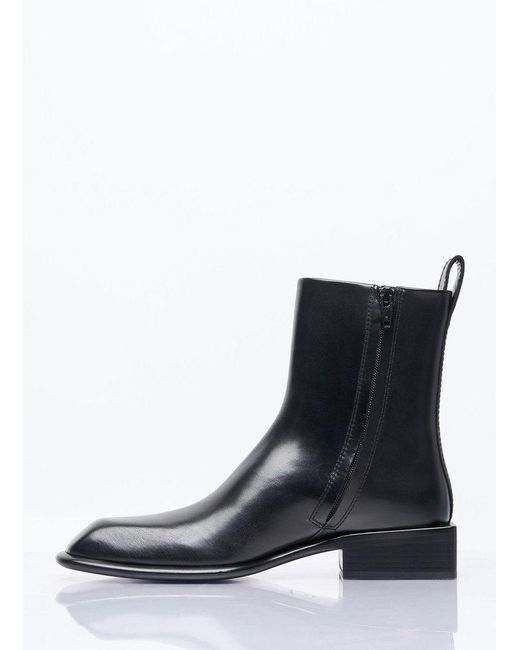 Alexander Wang Black Throttle Ankle Boots