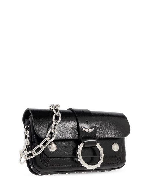 Zadig & Voltaire Black Kate Wallet Bag