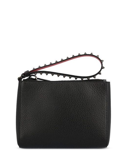 【関税込み】CHRISTIAN LOUBOUTIN Cabata' clutch CHRISTIAN LOUBOUTIN Cabata studded textured-leather clutch
