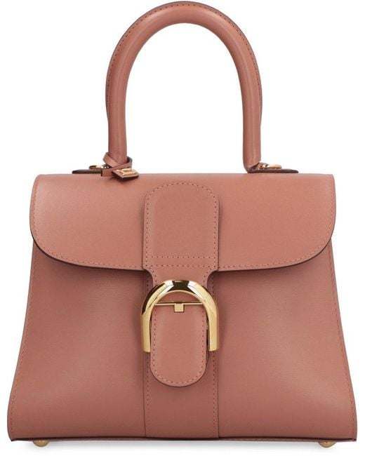 Delvaux Pink Brillant Pm Tote Bag