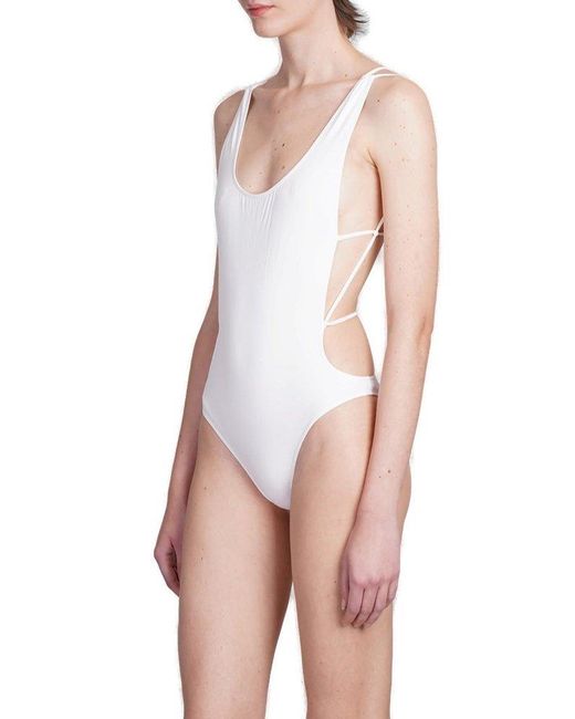Isabel Marant White Tenisia One-piece Swimsuit