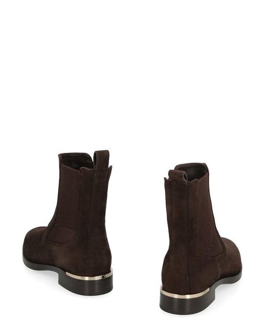 Jimmy Choo Brown The Sally Chelsea Boots