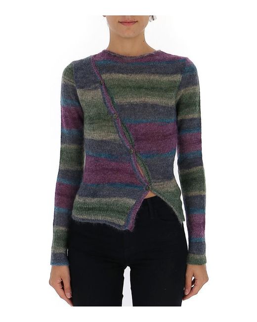 Jacquemus Multicolor Purple Stripe La Maille Pau Sweater