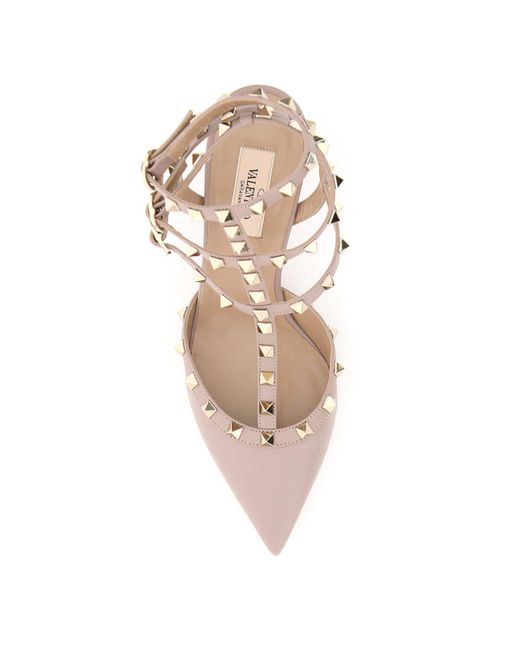 valentino pink rockstud pumps