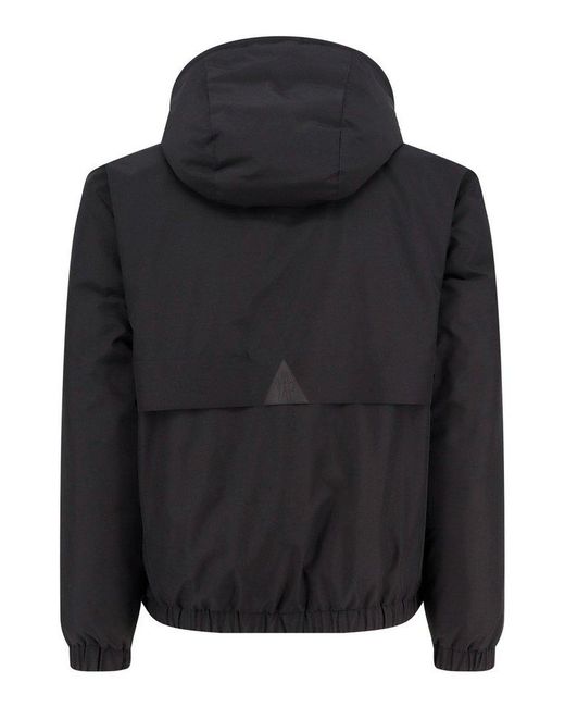 Moncler Black Bergun Reversible Zip-Up Short Jacket for men