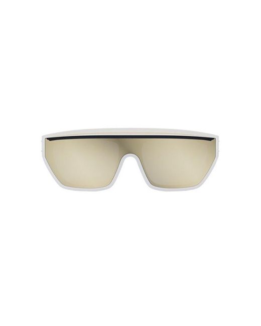 Dior White Mask Frame Sunglasses