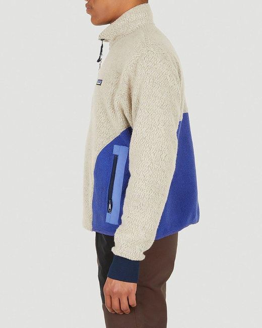 (DI)VISION Blue Di Construct Fleece Pullover for men