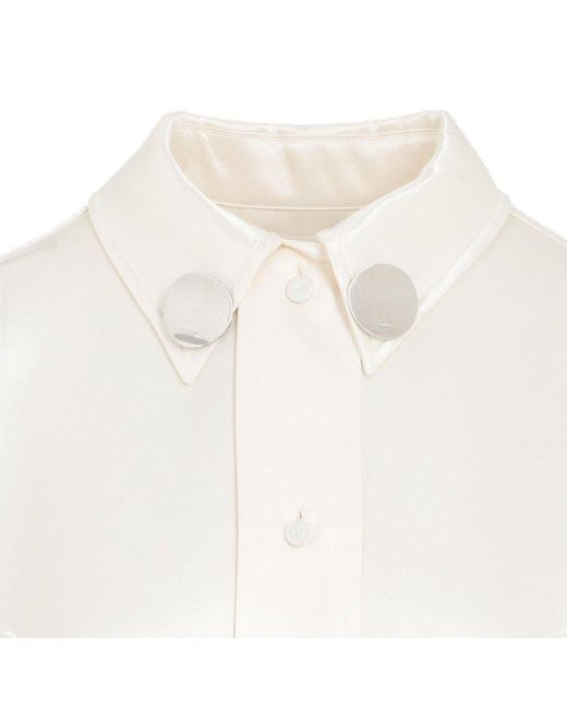 Jil Sander White Long-sleeved Shirt